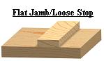 Flat Jamb Loose Stop